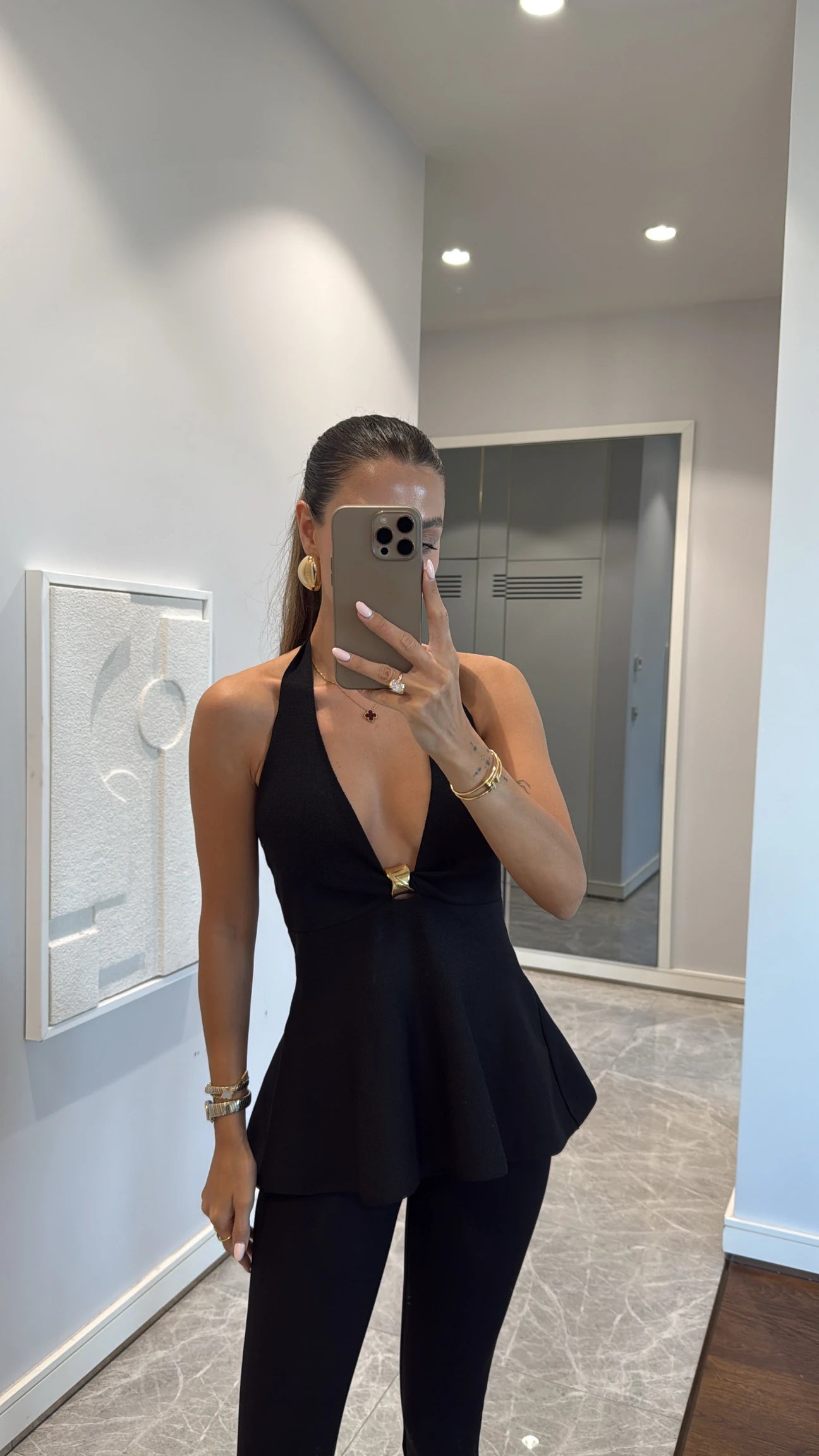Top with Gold Buckle