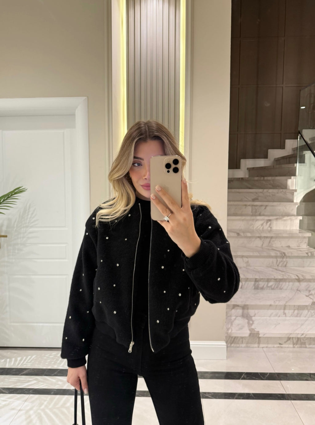 Embellished Black Jacket