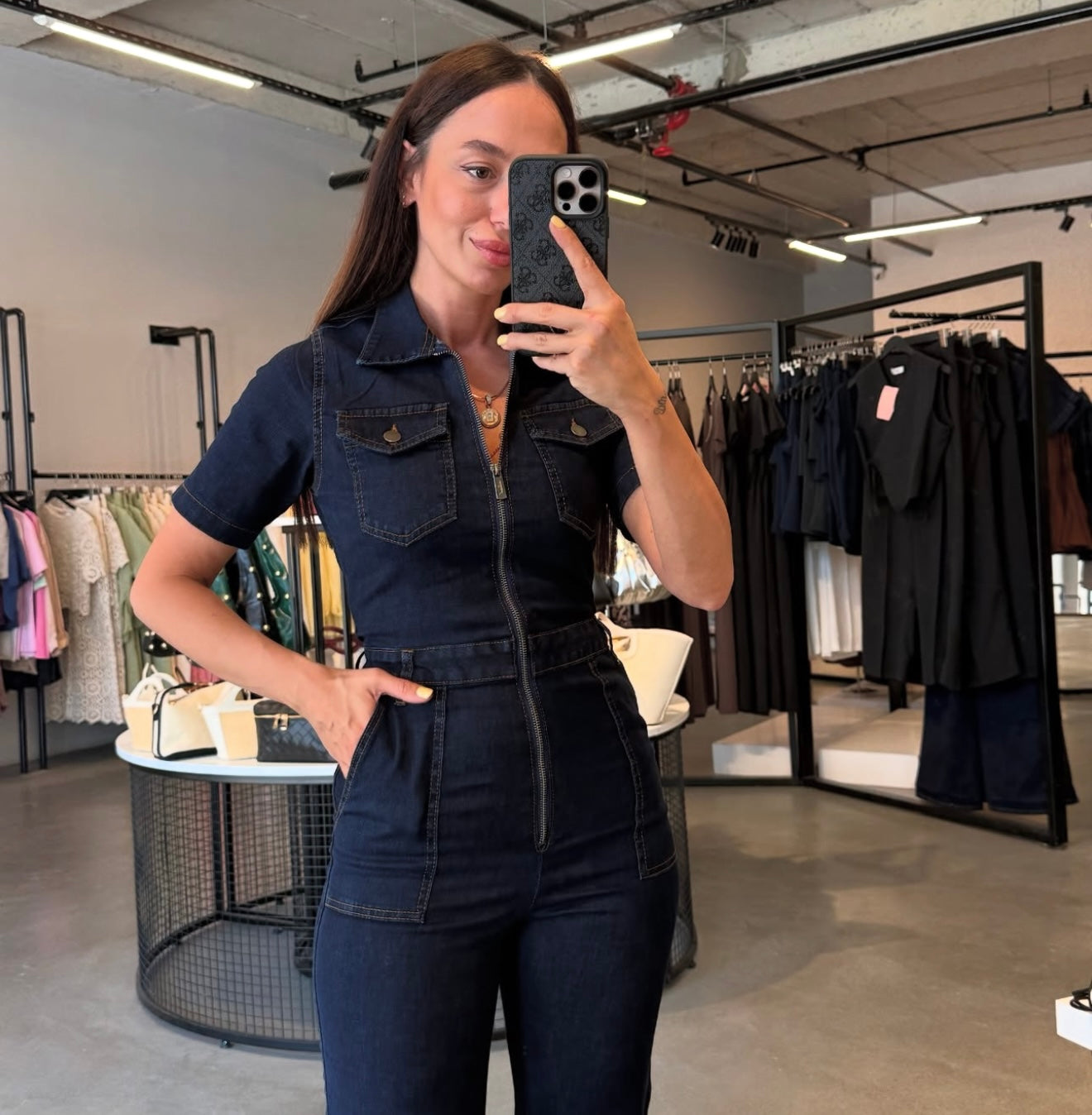 Denim Jumpsuit