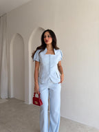 Waisted Suit - Blue
