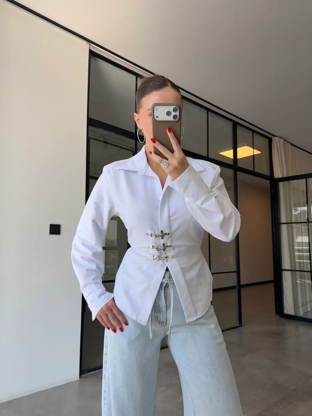 Shirt with Locks