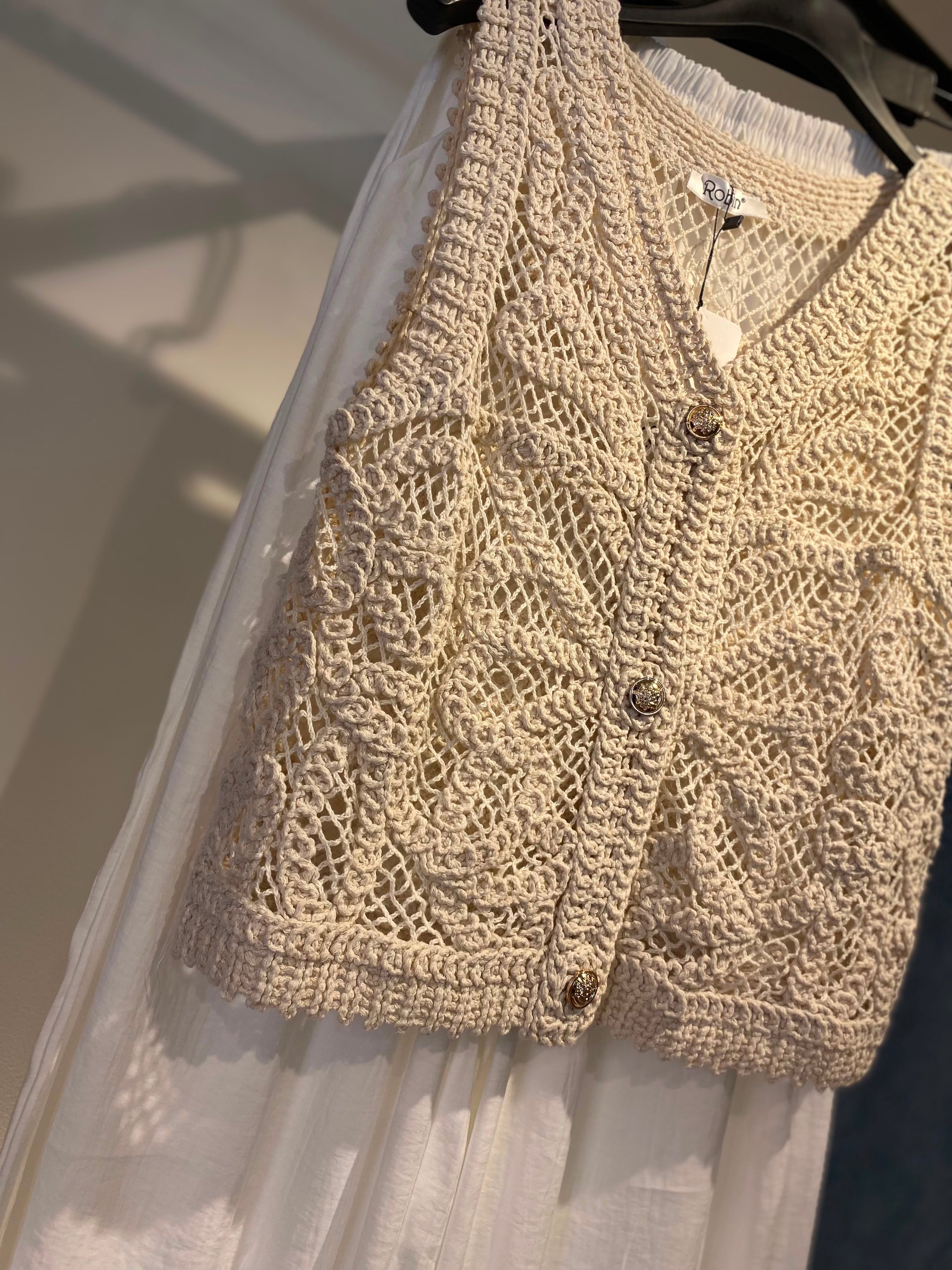 Sienna Crochet Vest