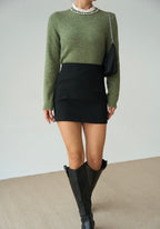 Sweater with stones Green