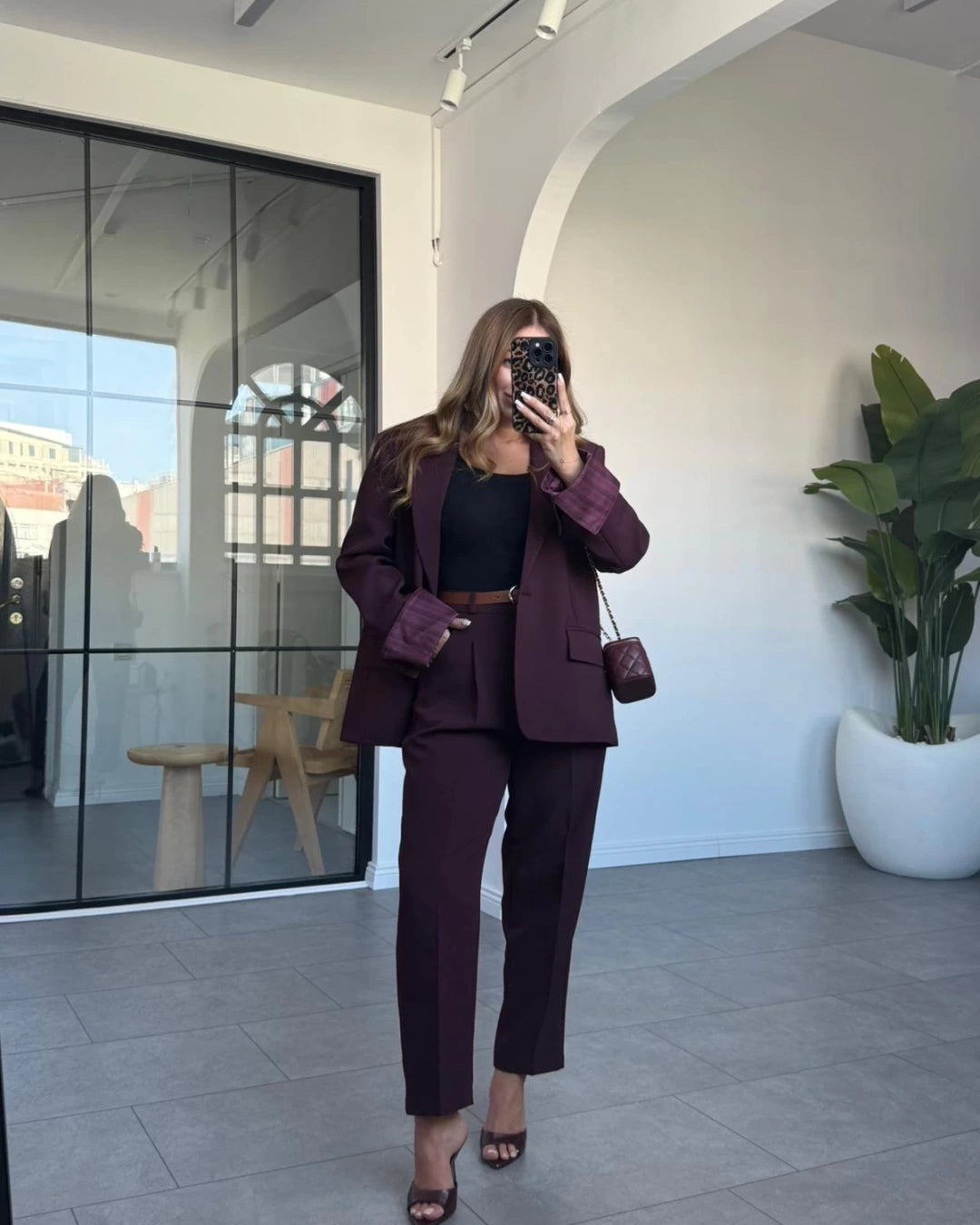Darted Trousers with Belt