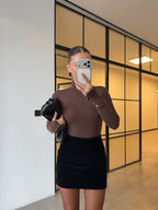 High Neck Basic - Mocha