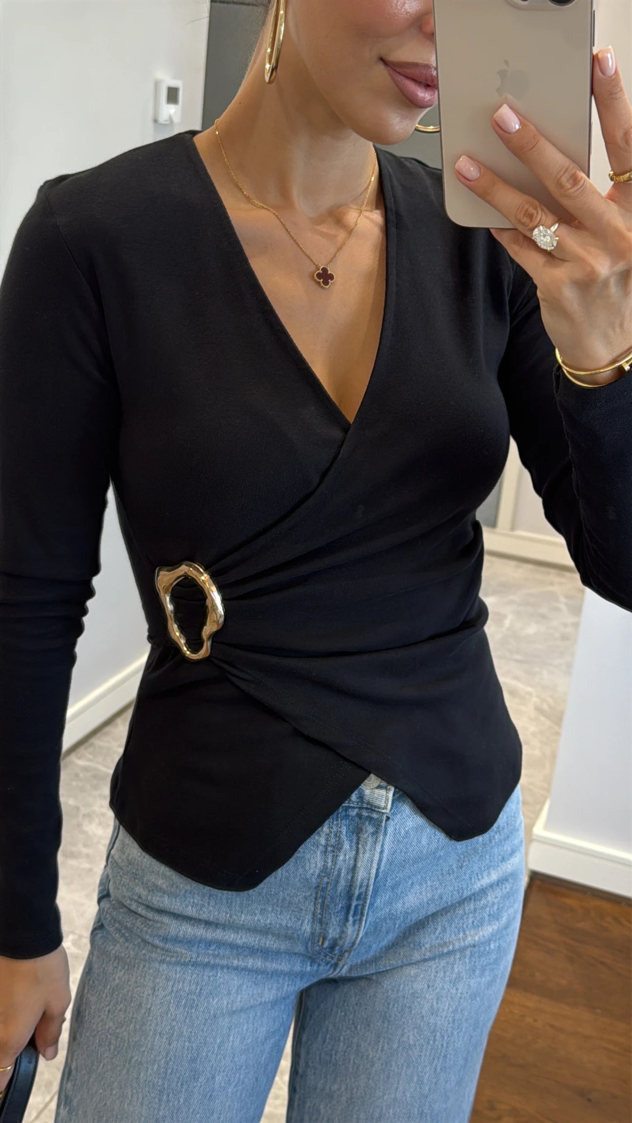 Buckled Blouse
