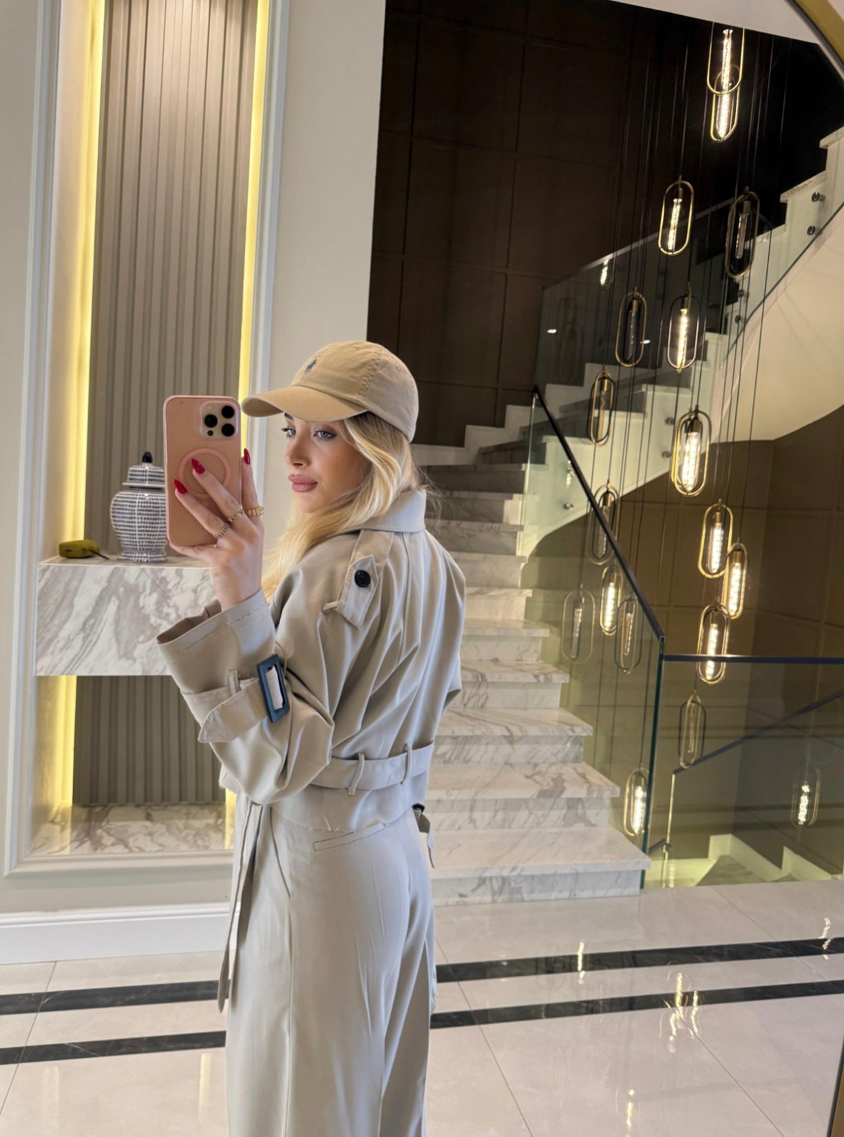 Crop Trench Coat