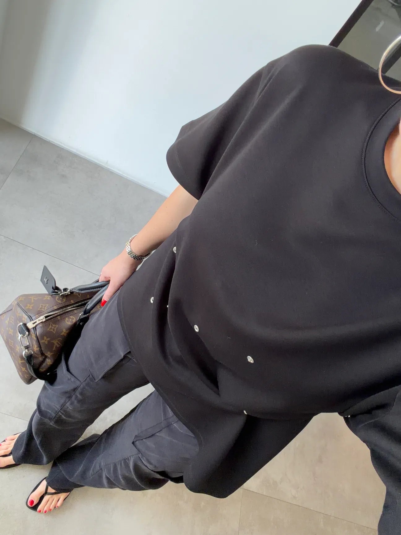 Black T-shirt with Pins