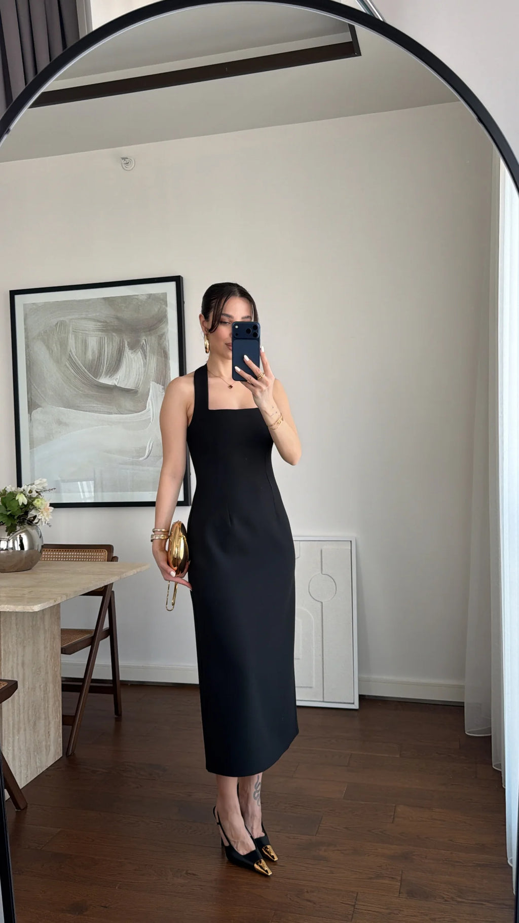 Halter-neck Dress
