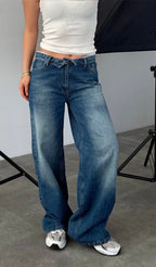 Wide Folded Jeans