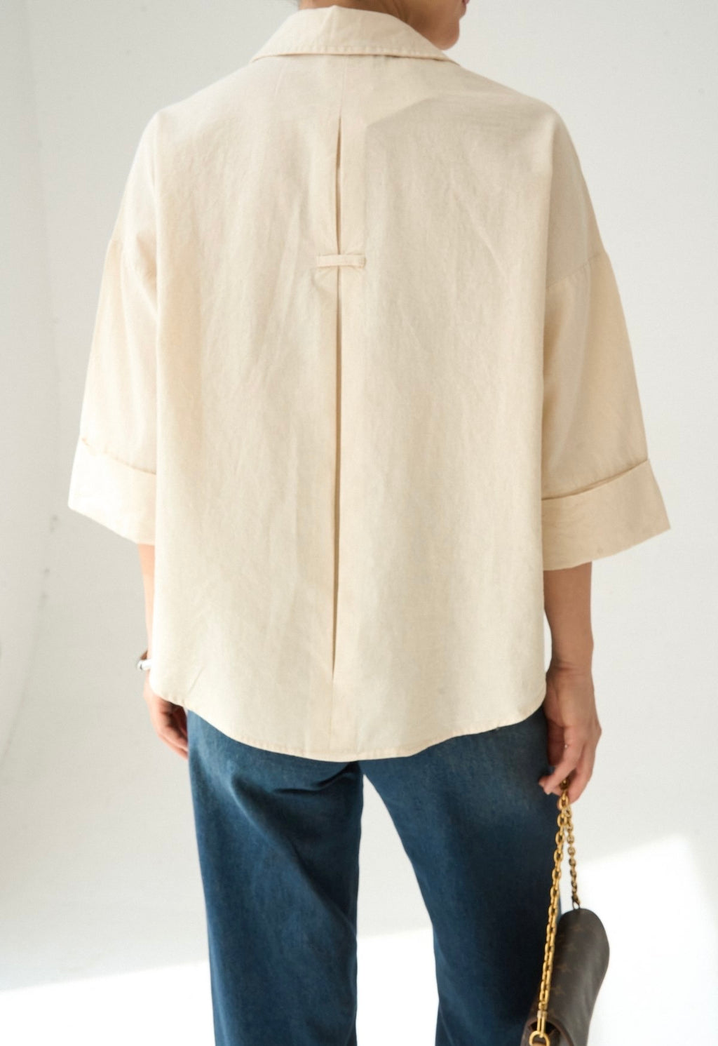 S.S Linen shirt - beige