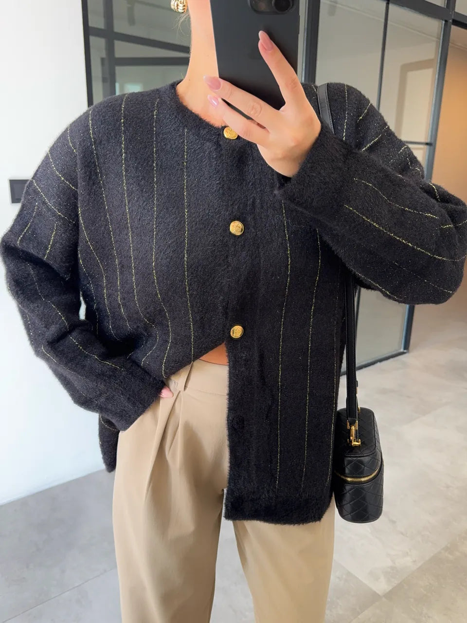 Striped Cardigan