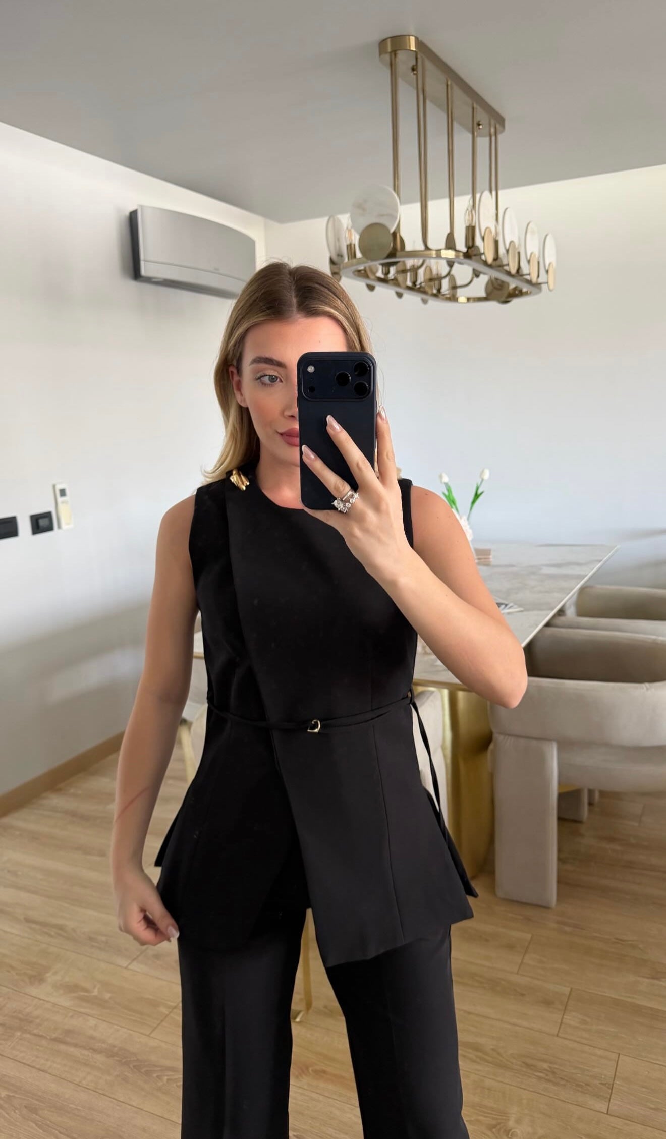 Vest Suit - Black