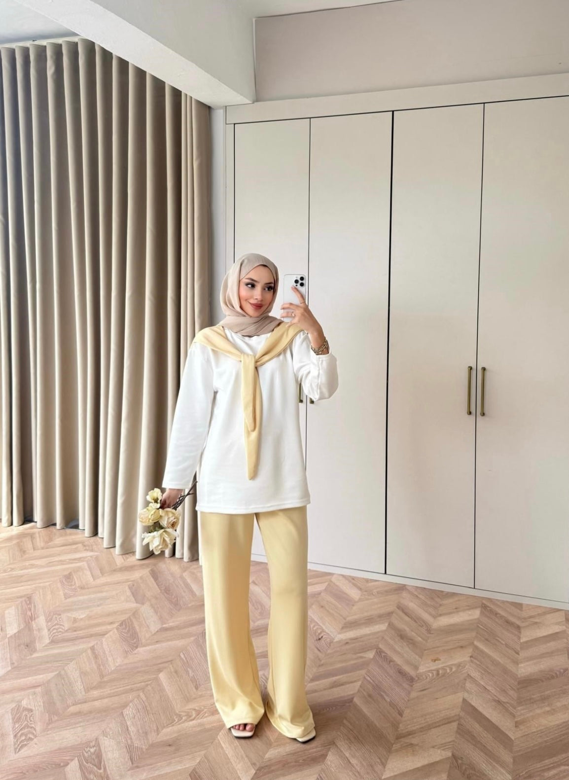 Twist Hijabi Set - Yellow