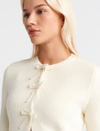 Ribbon-detailed Cardigan