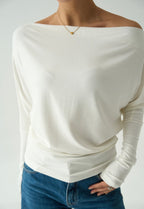 White Off-shoulder Top