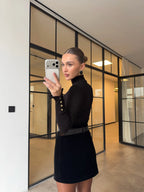 High Neck Basic - Black