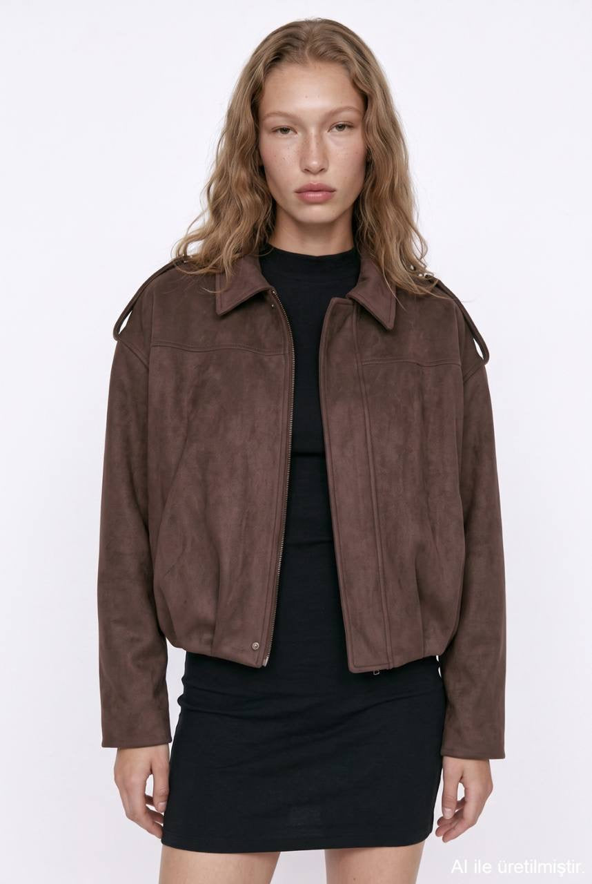 Cocoa Suede Jacket