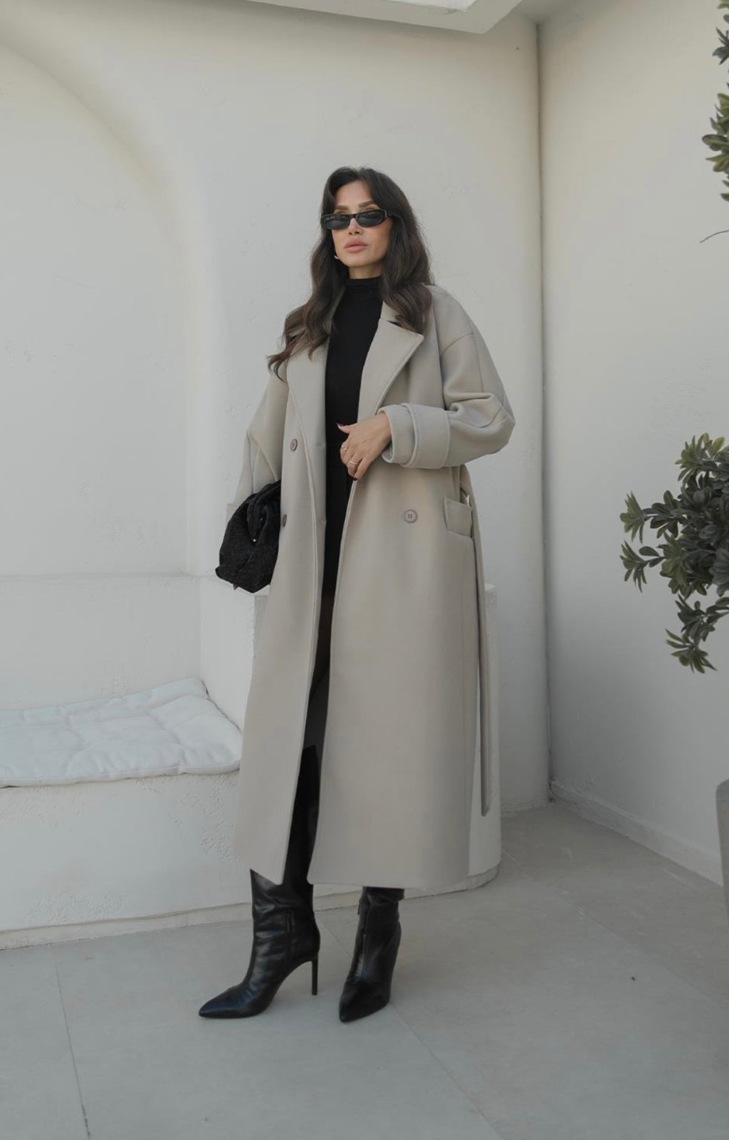 Oversized Coat - Beige