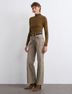 Oil Green Soft Knitwear
