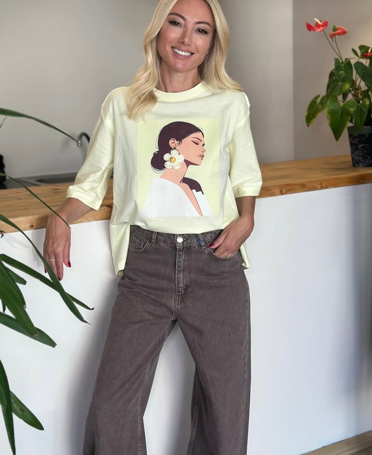 Brown ombre pant