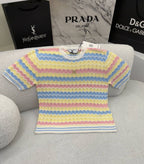 Pastel Breeze Knit Top