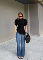 Black Trendy Top