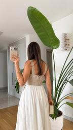 Beige Corset Top