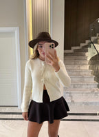 Ribbon-detailed Cardigan