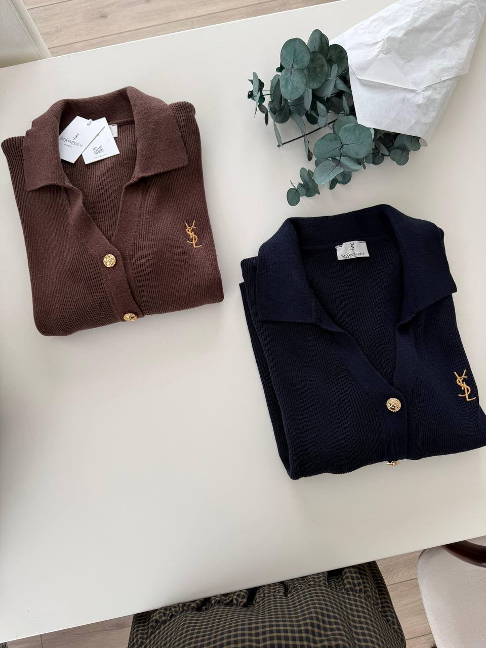 Ysl brown Cardigan