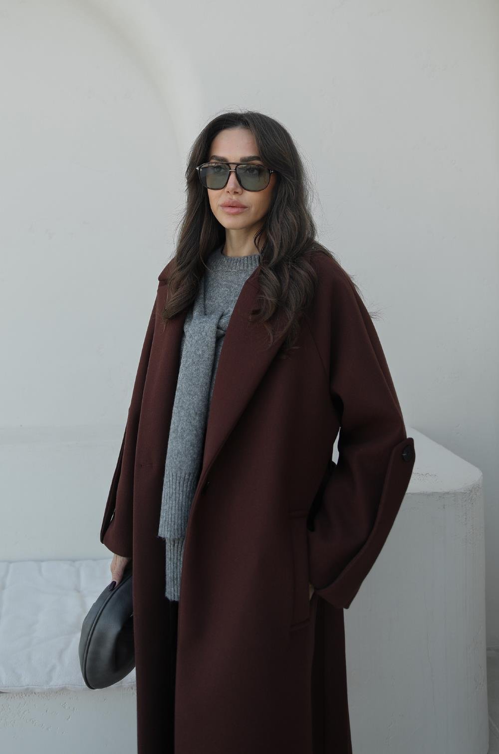 Brown Oversized Coat