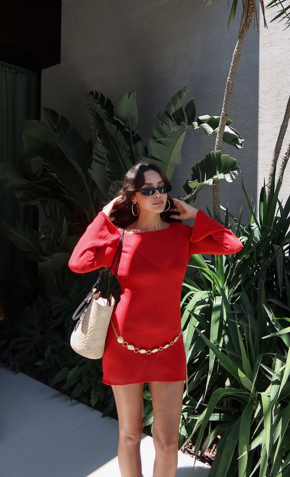 Beach Dress - Red