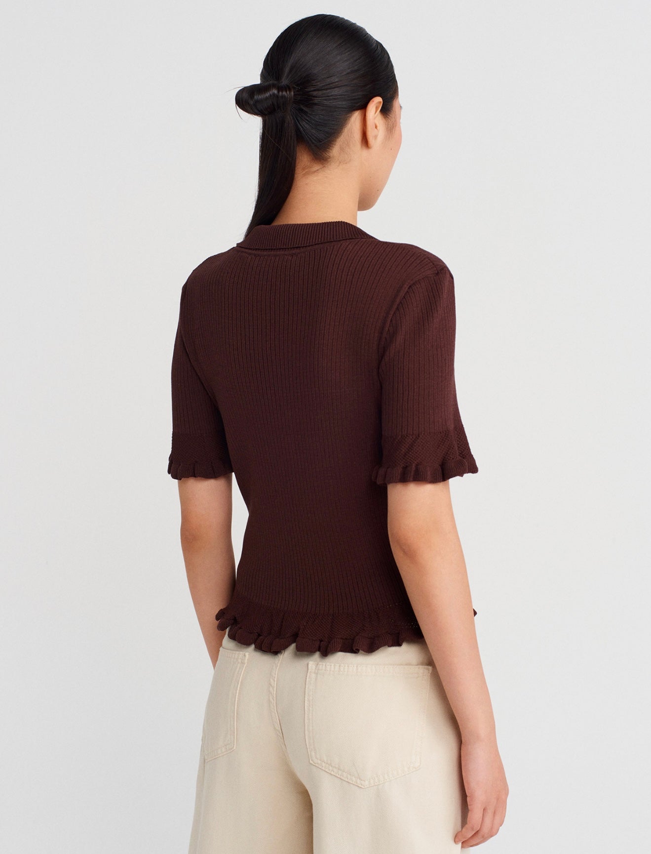 Dilvin brown top