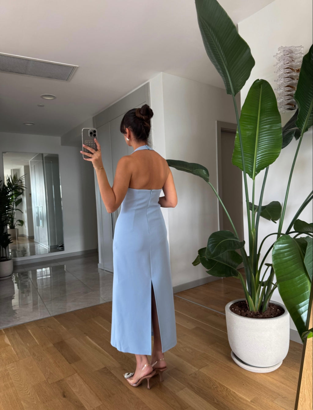 Halter Neck Midi-Dress