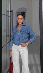 Cropped Denim Jacket