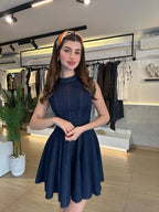 Short Denim Dress