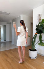 Balloon Sleeves Dress