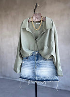 Tencel shirt - khaki