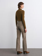 Washed Denim Pants - Khaki