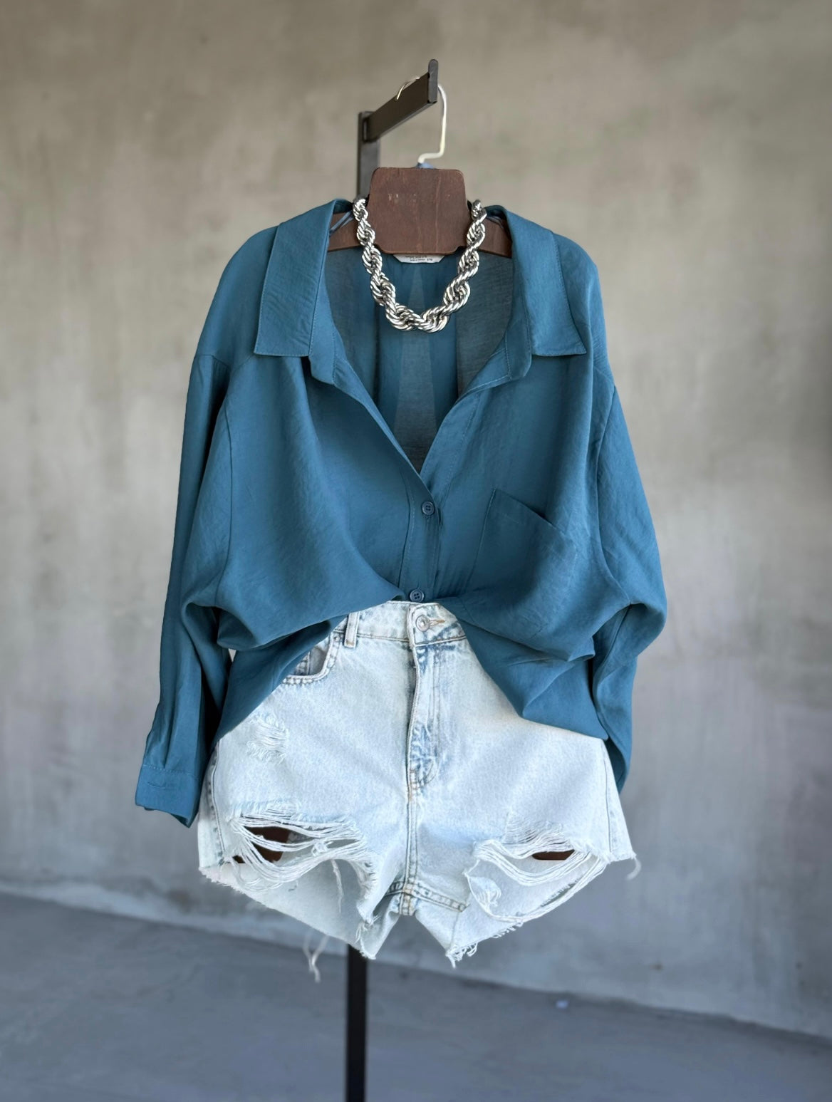 Tencel shirt - Emerald