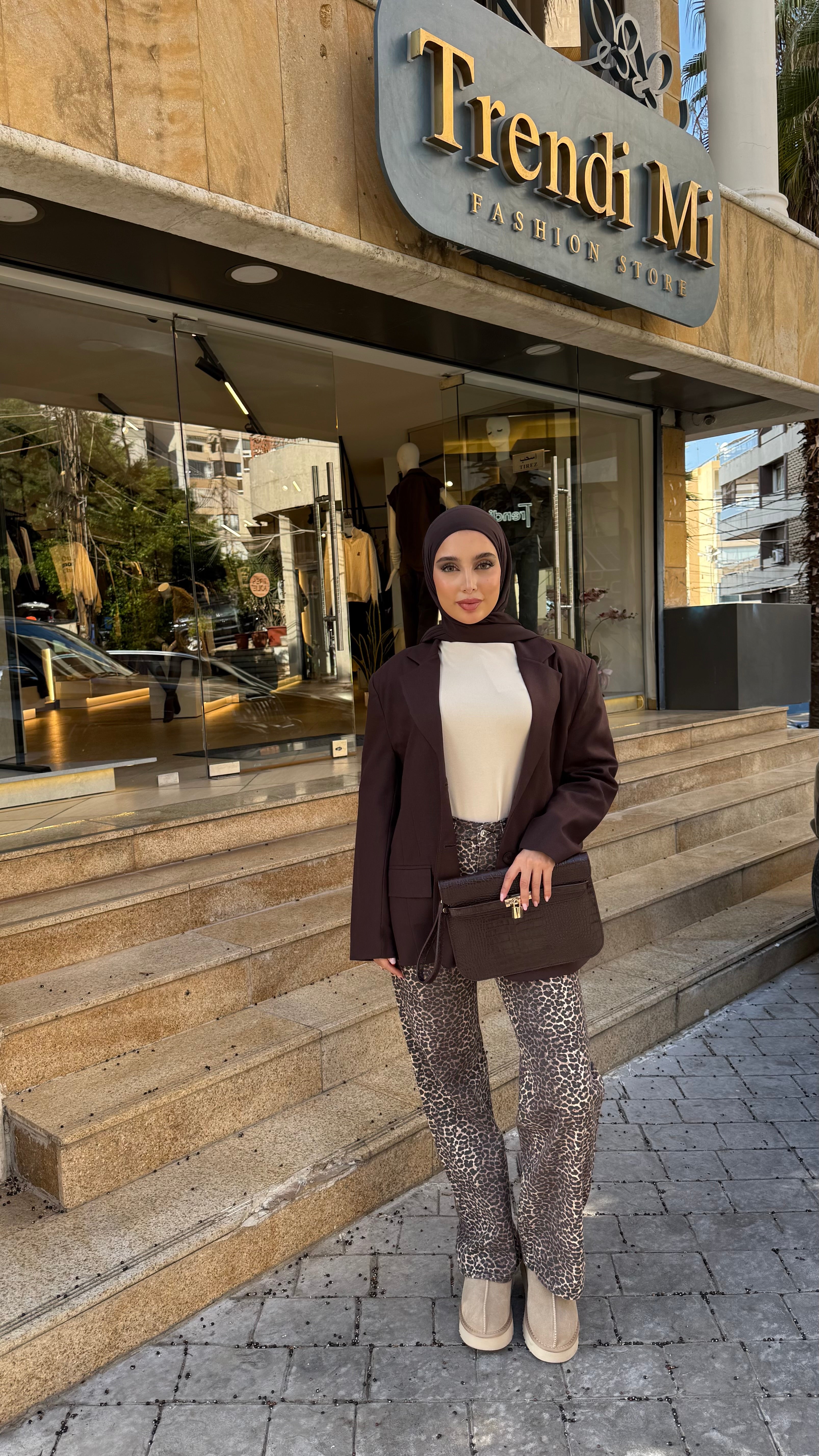 Oversized Blazer Brown