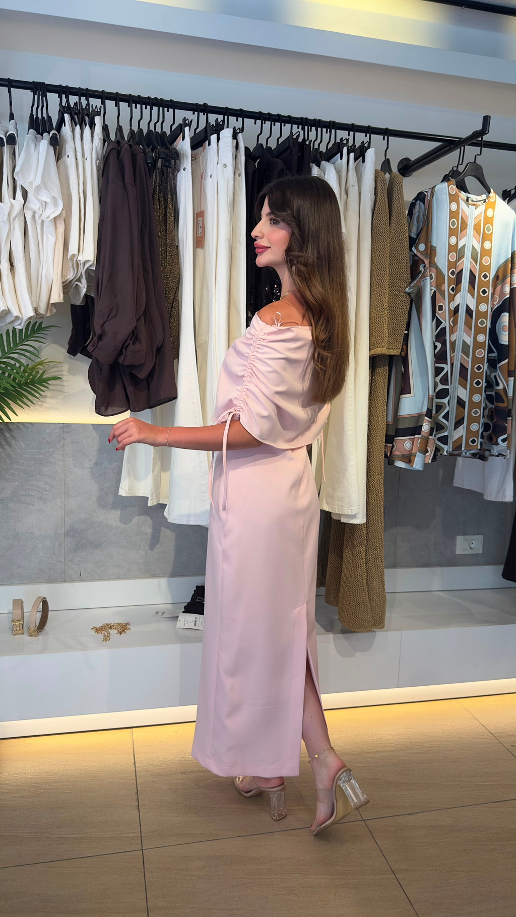 Isabella pink dress