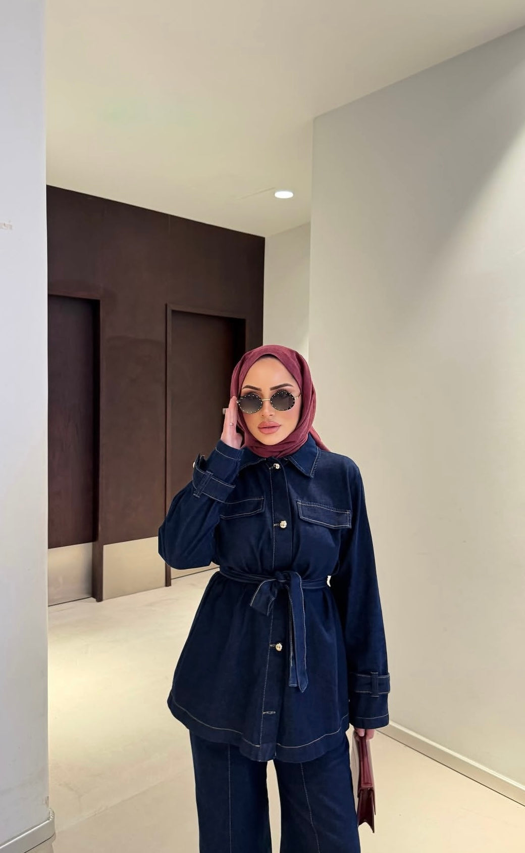 Hijabi Denim Set