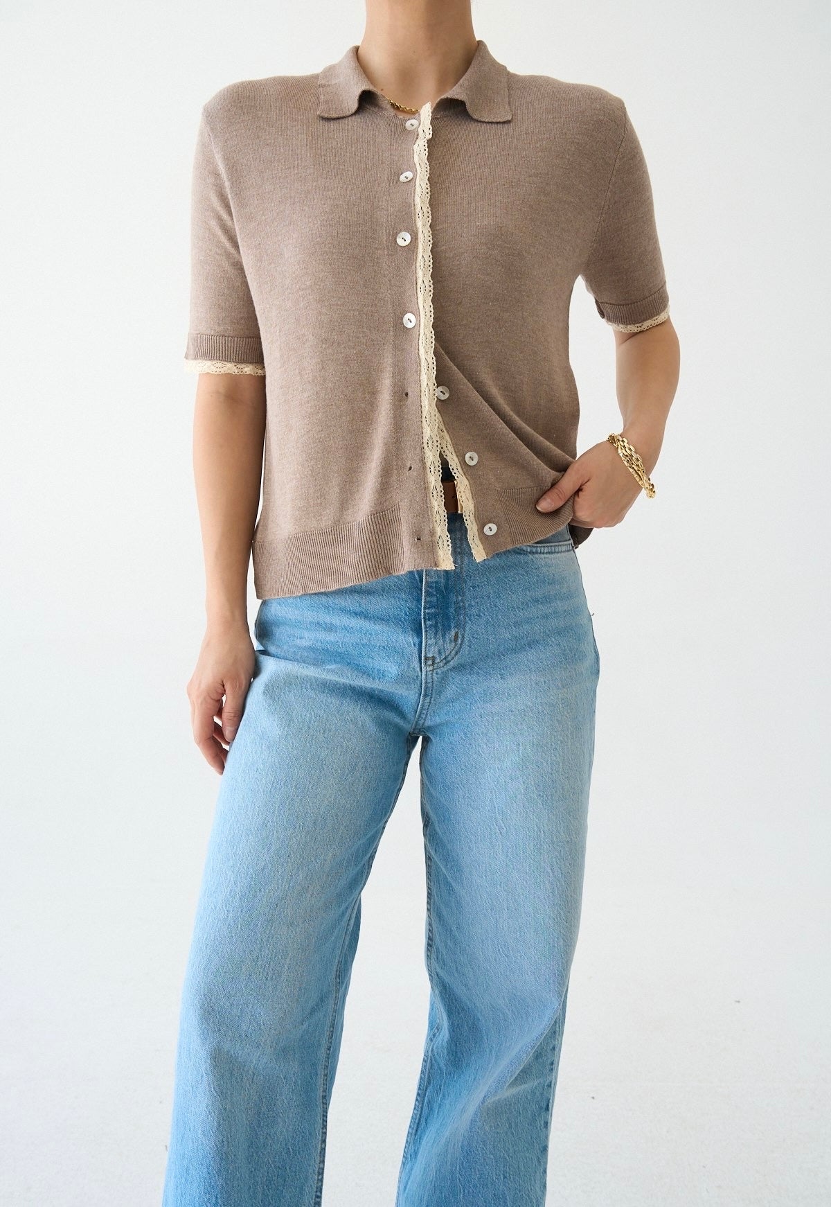 S.S Beige Cardigan