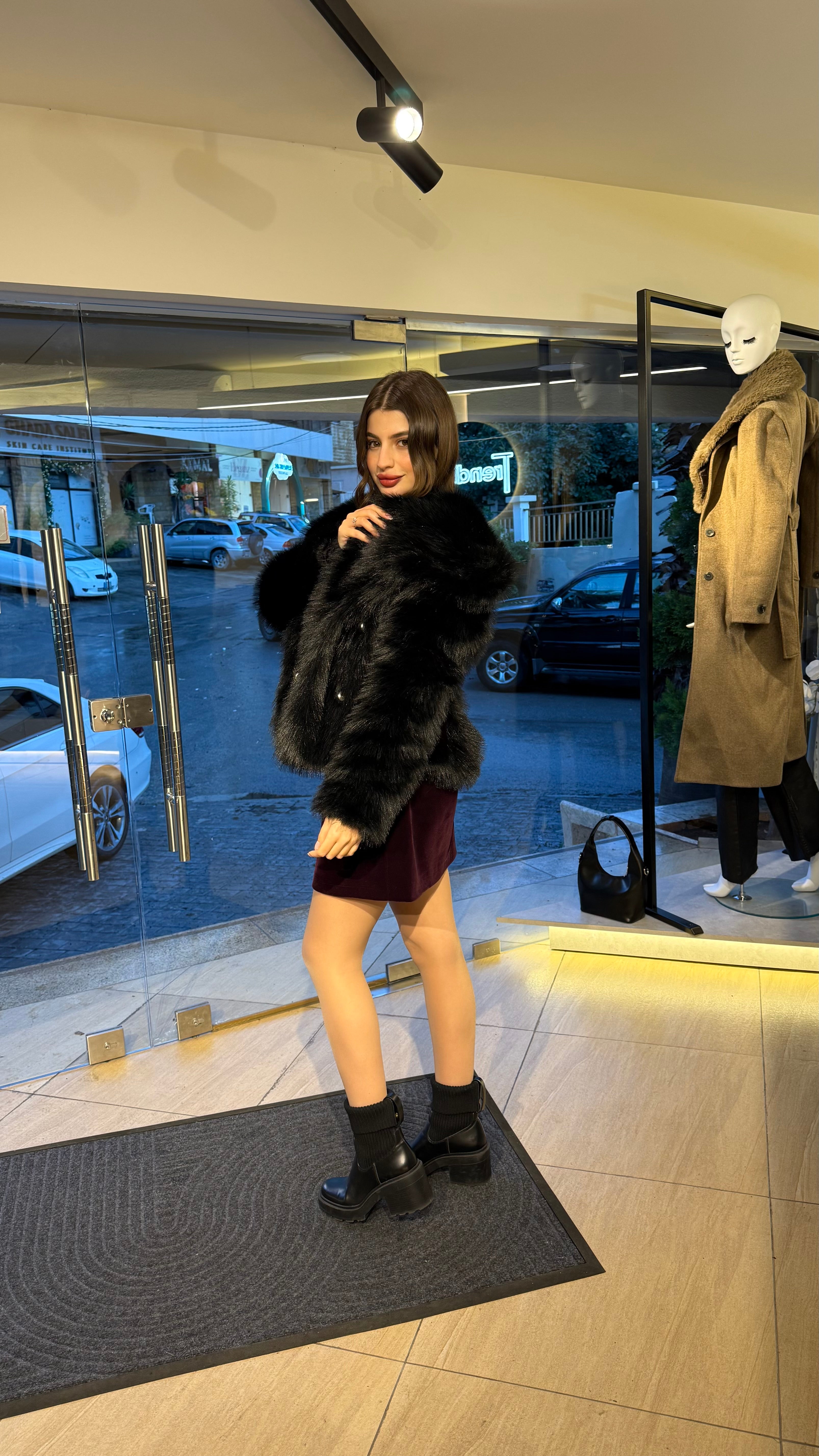 Black Fur Jacket