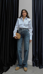 Belted Jeans