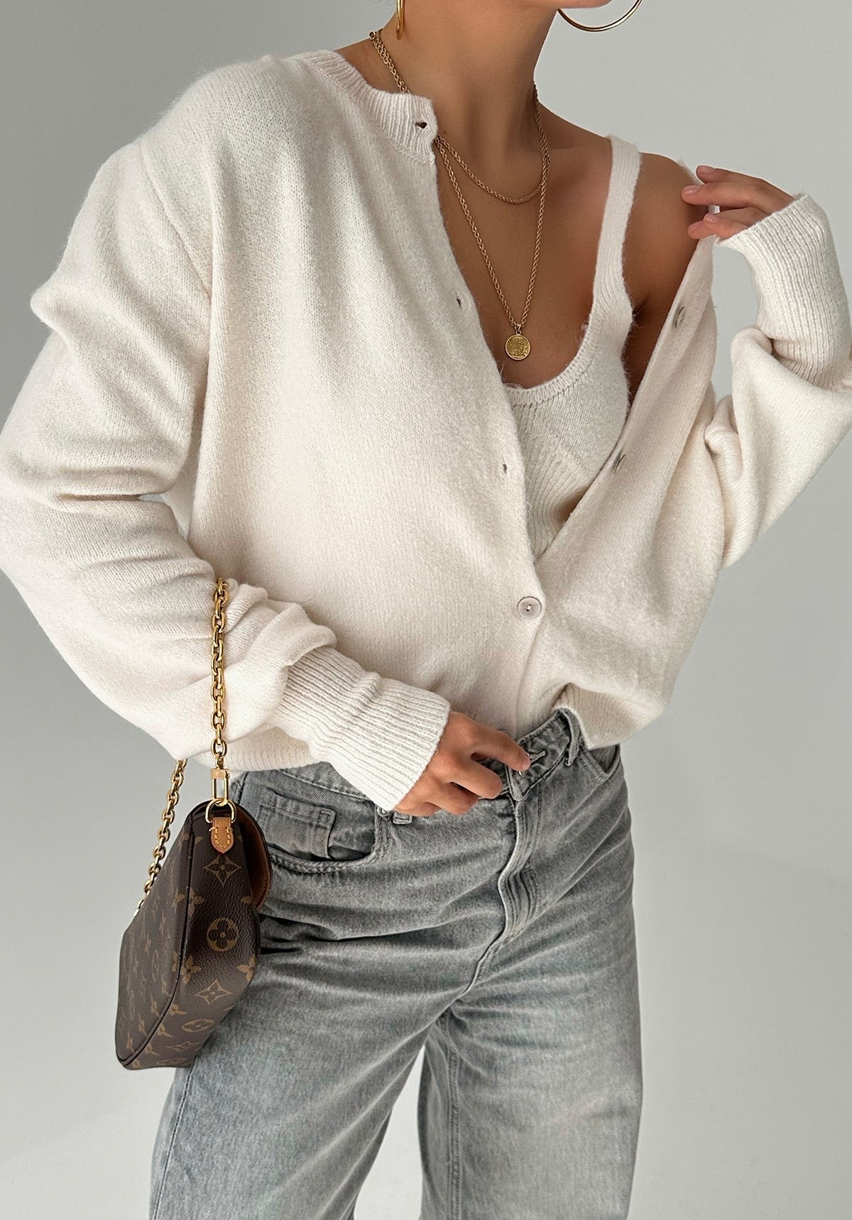 Top Cardigan Set