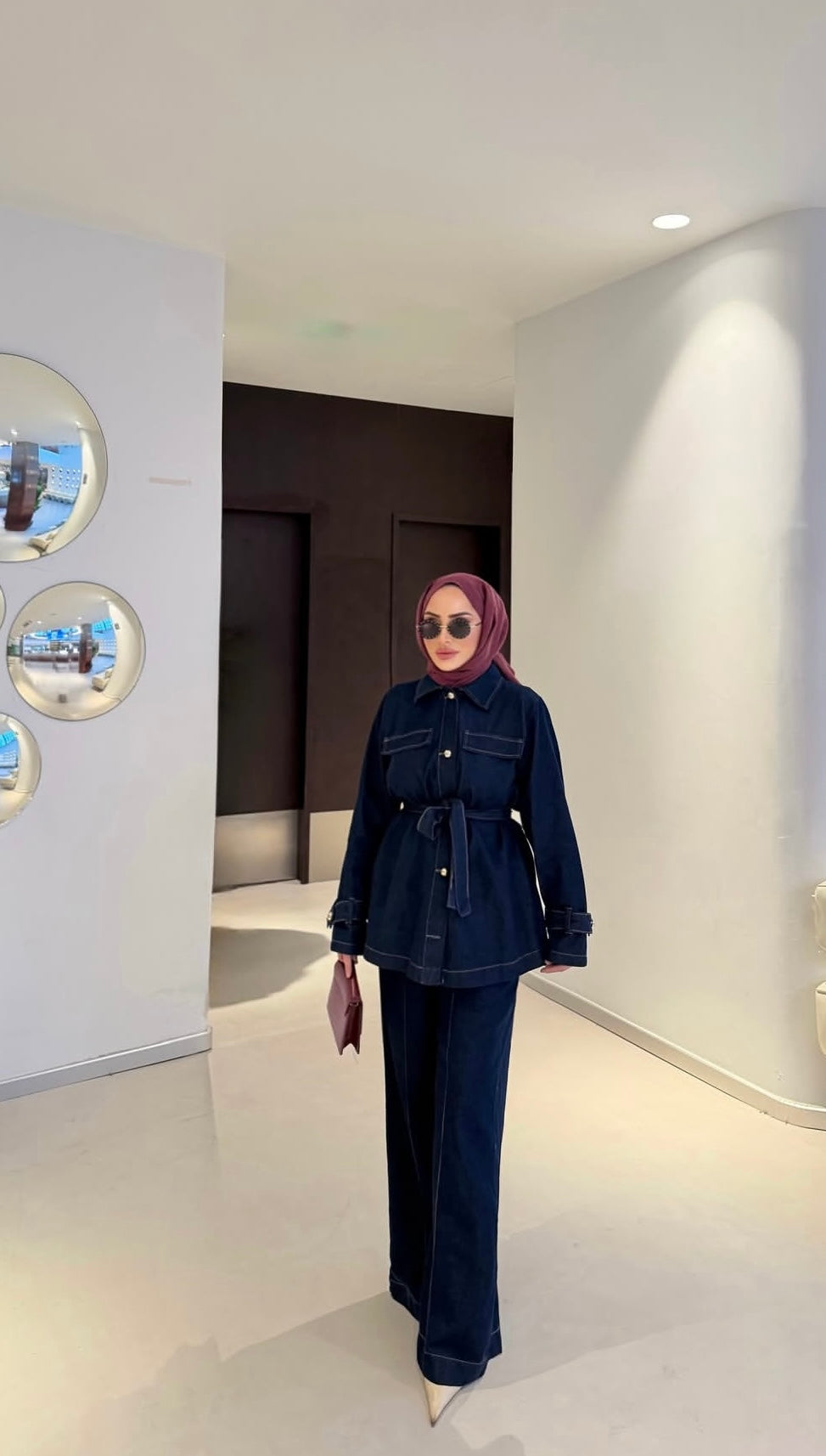 Hijabi Denim Set