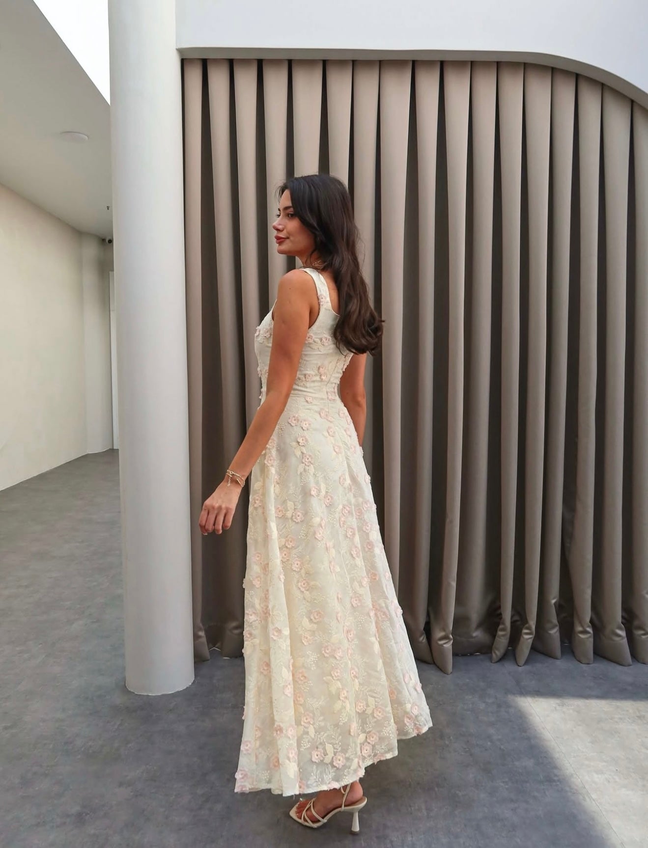 3D Floral Dress