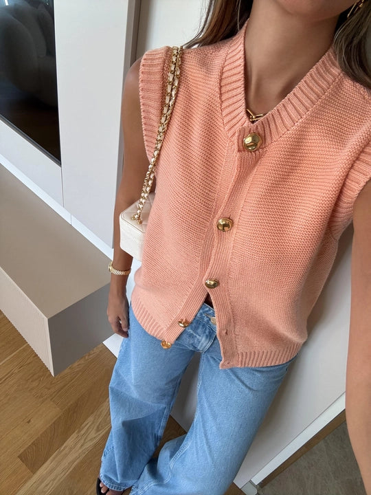 Buttoned Cardigan